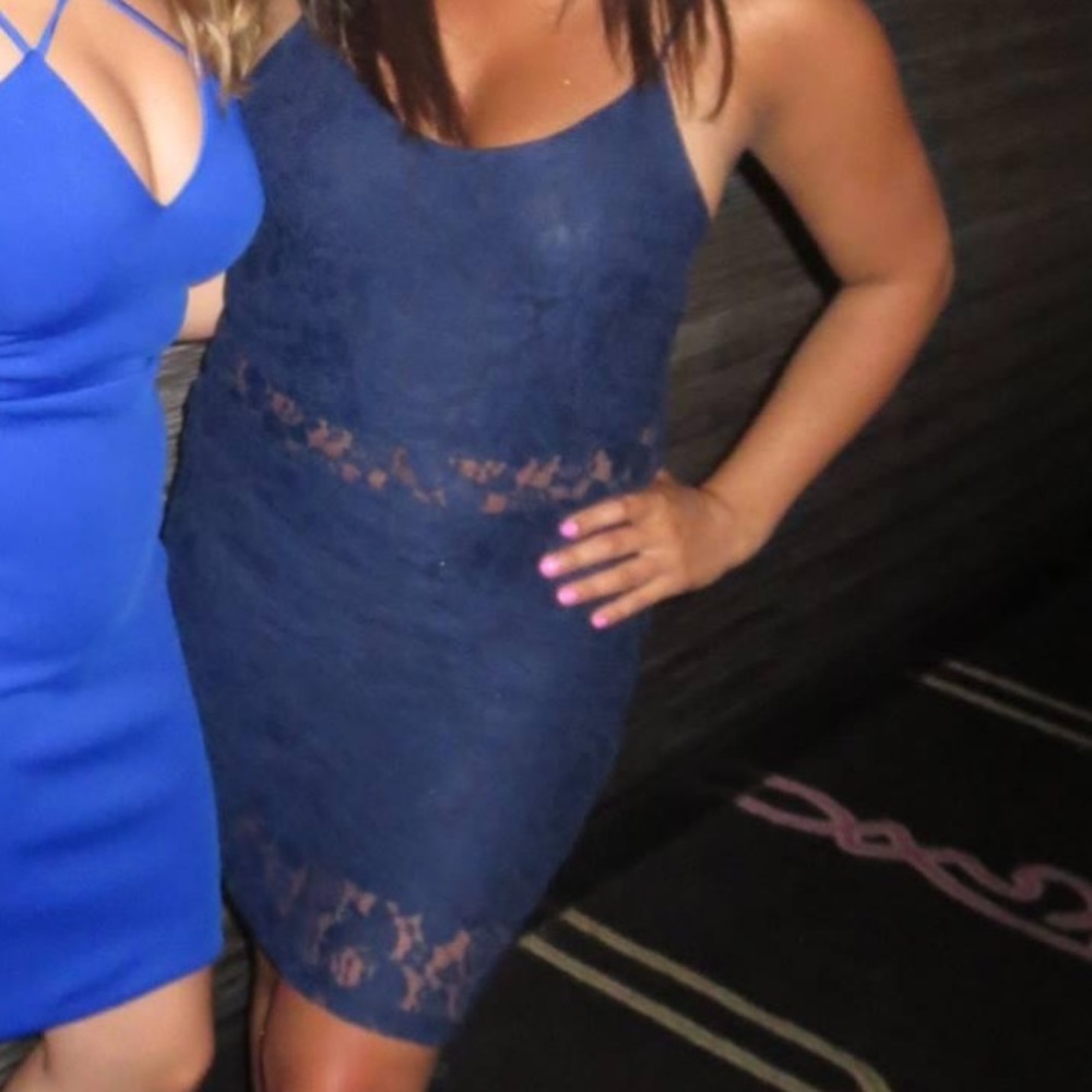 Blue Lace Dress
